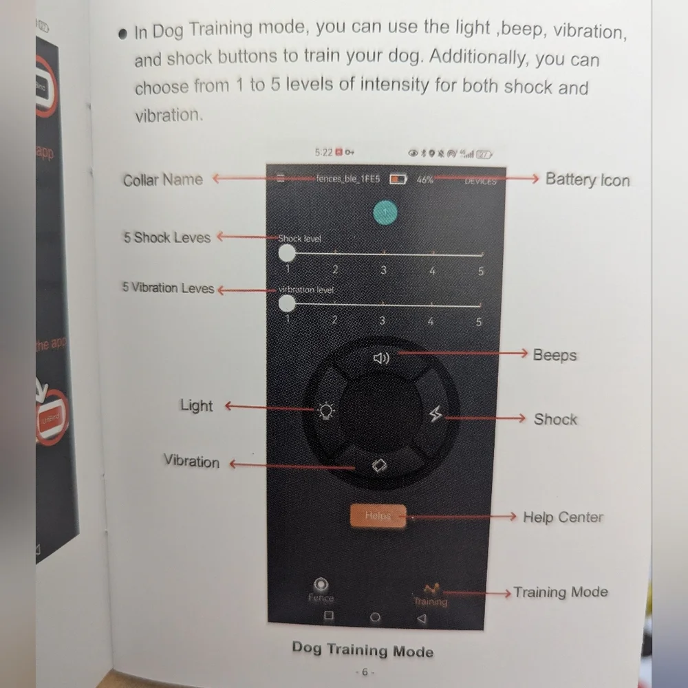 Aweec 2-in-1 Smart GPS Wireless Fence And Dog Training Collar Medium